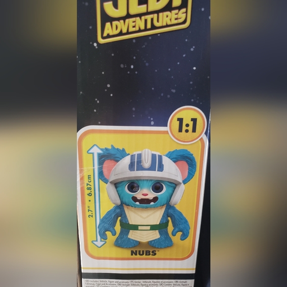 Hasbro Star Wars Young Jedi Adventures Nubs Blue and White Starfighter - Picture 6 of 6